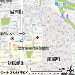 福島県会津若松市城西町4-25周辺の地図