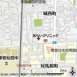 福島県会津若松市城西町6-29周辺の地図