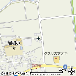 福島県本宮市岩根町裏周辺の地図