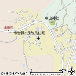 新潟県長岡市栃尾山田町周辺の地図