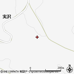 福島県三春町（田村郡）実沢（山田）周辺の地図