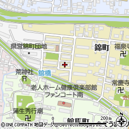 市営錦町団地６棟周辺の地図