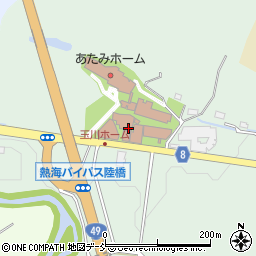 福島県郡山市熱海町玉川高畔周辺の地図