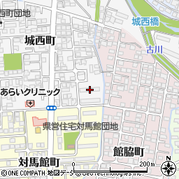 福島県会津若松市城西町4-26周辺の地図