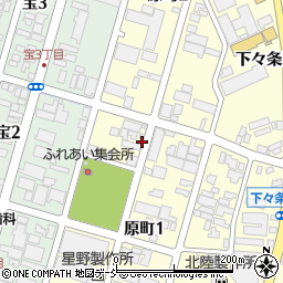 新潟県長岡市原町周辺の地図
