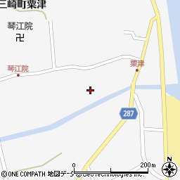 石川県珠洲市三崎町粟津ホ周辺の地図