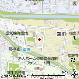 市営錦町団地３棟周辺の地図