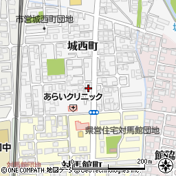 福島県会津若松市城西町5-32周辺の地図