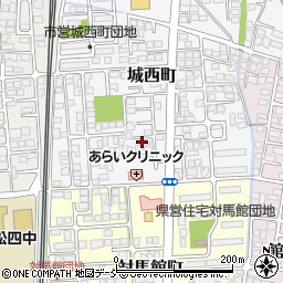 福島県会津若松市城西町5-50周辺の地図