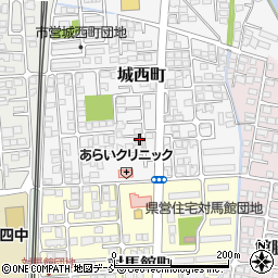 福島県会津若松市城西町5-49周辺の地図