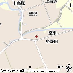 福島県双葉郡浪江町小野田堂東周辺の地図