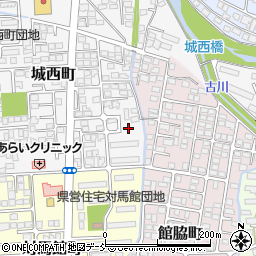福島県会津若松市城西町4-28周辺の地図