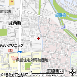 福島県会津若松市城西町4-16周辺の地図