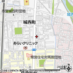 福島県会津若松市城西町5-19周辺の地図