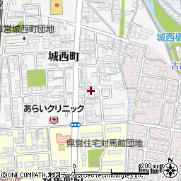 福島県会津若松市城西町4-47周辺の地図