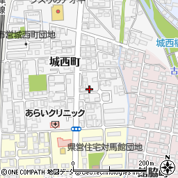 福島県会津若松市城西町4-51周辺の地図