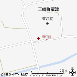 石川県珠洲市三崎町粟津ニ29周辺の地図