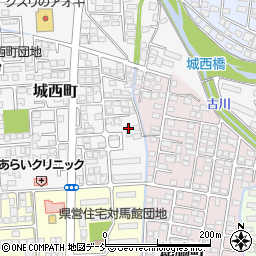 福島県会津若松市城西町4-30周辺の地図