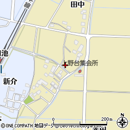 福島県本宮市仁井田上野台周辺の地図