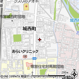福島県会津若松市城西町4-2周辺の地図