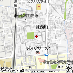 福島県会津若松市城西町5-58周辺の地図