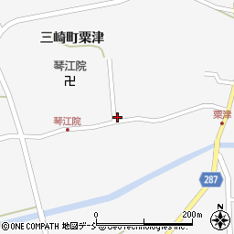 石川県珠洲市三崎町粟津ハ109周辺の地図