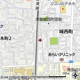 福島県会津若松市城西町6-60周辺の地図