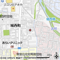 福島県会津若松市城西町3-45周辺の地図