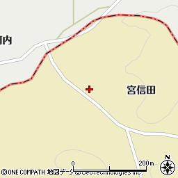 福島県田村郡三春町七草木宮信田151周辺の地図