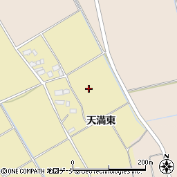 福島県会津若松市北会津町天満天満東周辺の地図