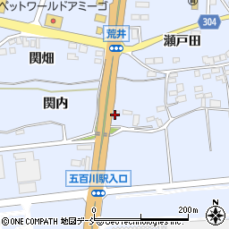 福島県本宮市荒井（関内）周辺の地図
