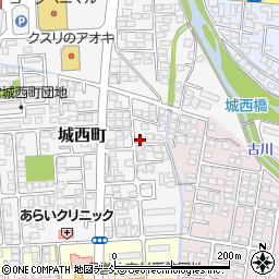 福島県会津若松市城西町3-40周辺の地図