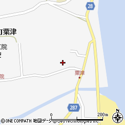 石川県珠洲市三崎町粟津ハ97周辺の地図