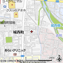 福島県会津若松市城西町3-39周辺の地図