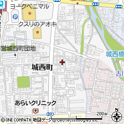 福島県会津若松市城西町3-11周辺の地図