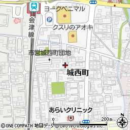 福島県会津若松市城西町7-7周辺の地図