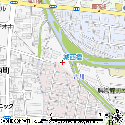福島県会津若松市城西町1-40周辺の地図