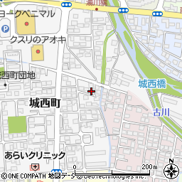 福島県会津若松市城西町3-31周辺の地図
