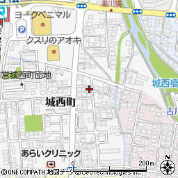 福島県会津若松市城西町3-6周辺の地図