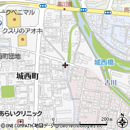 福島県会津若松市城西町3-28周辺の地図