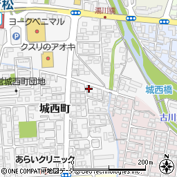 福島県会津若松市城西町3-25周辺の地図