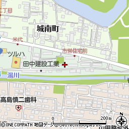 福島県会津若松市南町周辺の地図