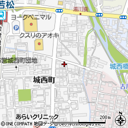 福島県会津若松市城西町3-3周辺の地図