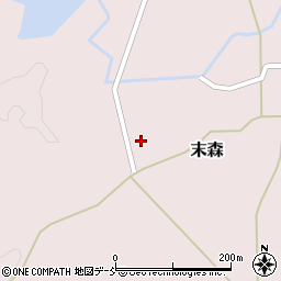 福島県浪江町（双葉郡）末森（高田）周辺の地図
