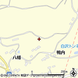 福島県本宮市糠沢八幡周辺の地図