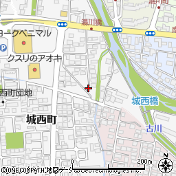 福島県会津若松市城西町2-24周辺の地図