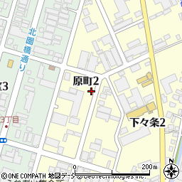 新潟県長岡市原町2丁目2-18周辺の地図