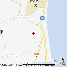 石川県珠洲市三崎町粟津ハ79-1周辺の地図