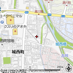 福島県会津若松市城西町2-25周辺の地図