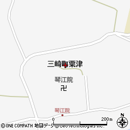 石川県珠洲市三崎町粟津周辺の地図